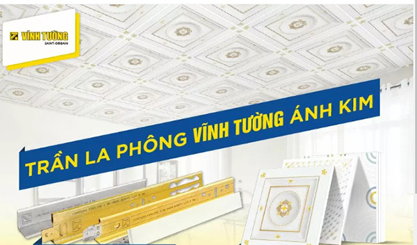 Tấm la phông ánh kim Vĩnh Tường - Vật Tư Quảng Cáo Và Tấm ốp Nhôm Nhựa Alu Thuận Thành - Công Ty TNHH Một Thành Viên Alu Thuận Thành